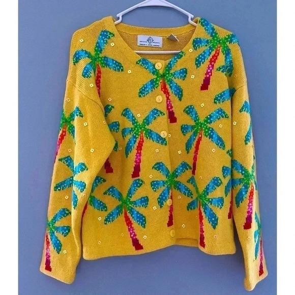 DESIGN OPTIONS by PHILIP & JANE GARDON CARDIGAN Sz S - Picture 1 of 3